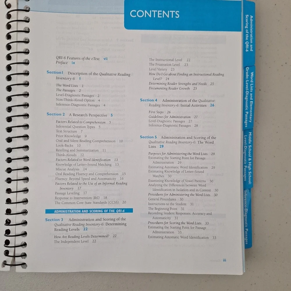 Qualitative Reading Inventory (6th Edition) - Spiral-bound - VERY GOOD